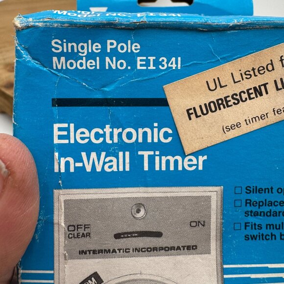 N.O.S. Intermatic Model EI341 Electronic In-Wall Timer New in box - Picture 5 of 9